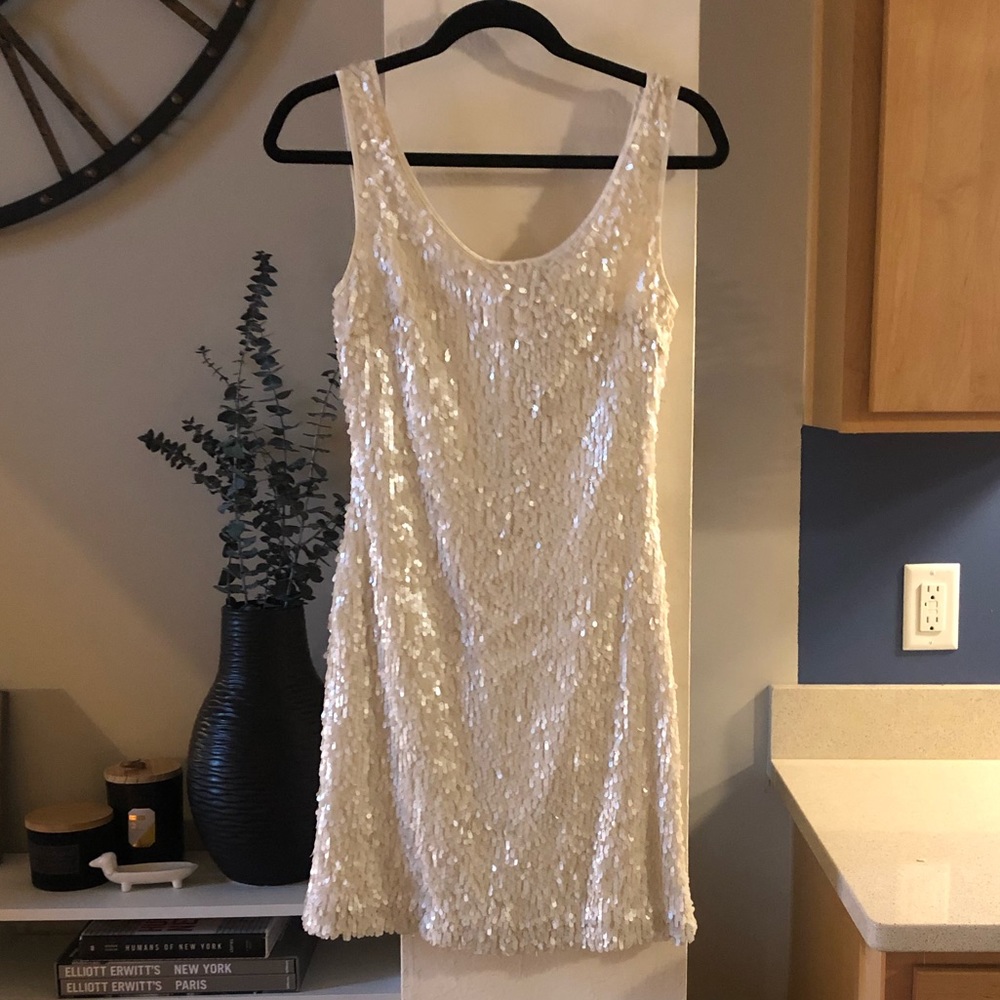 White House Black Market sequin mini dress